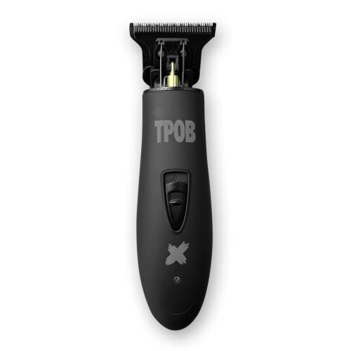 TPOB Ghost X Beard Trimmer Hair Clippers for Men, Professional Hair Trimmer T-Blade Trimmer Cordless Rechargeable Edgers Clippers Electric Beard Trimmer Shaver (Ghost X Blackout) - 4