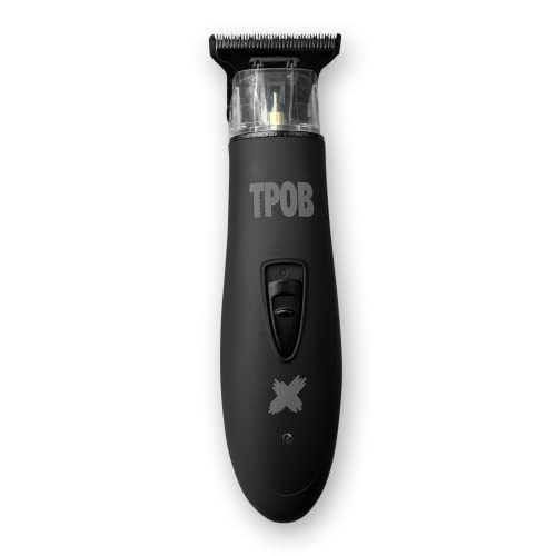 TPOB Ghost X Beard Trimmer Hair Clippers for Men, Professional Hair Trimmer T-Blade Trimmer Cordless Rechargeable Edgers Clippers Electric Beard Trimmer Shaver (Ghost X Blackout) - 7