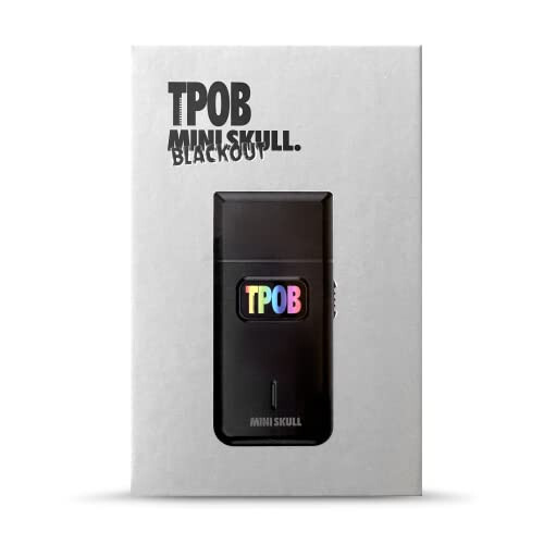 TPOB Mini Skull Single Shaver Compact Design That can fit in Your Pocket with a Turbo Charged Motor, Perfect for Both Professional and at-Home use (Black) - 4