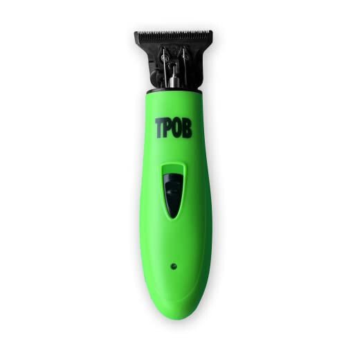 TPOB Slime 2 Barber Hair Clippers Trimmer Shaver Set for Men with Matte Green Case and X Fade Blade - 5