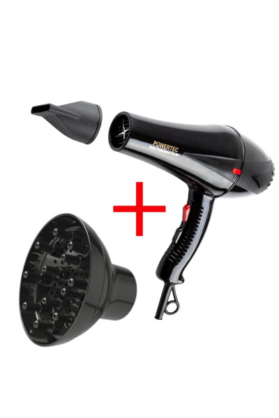 Tr-901 Hair Dryer & Blow Dryer and Vigo Nozzle - 1