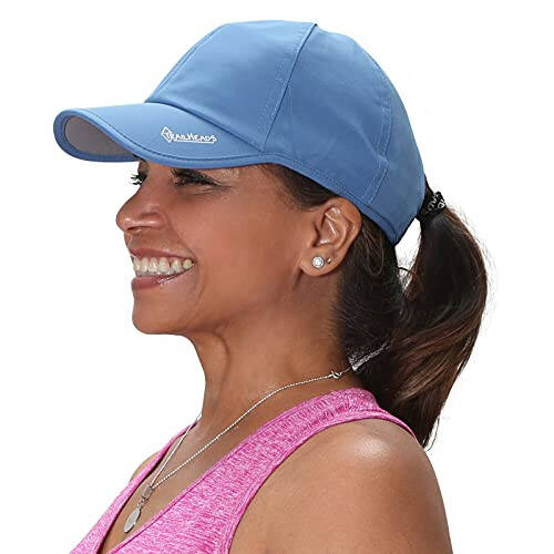 TrailHeads UV Protection Running Hats for Women, 50+ UPF - Summer Hats for Women Baseball Cap - Tennis, Golf, Gym, Workout - 7