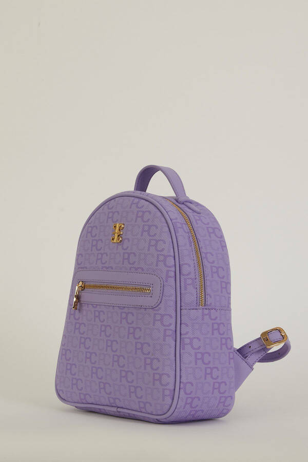 Tramli Alphabet Lavender Women's Backpack 05PO22Y1541 - 1