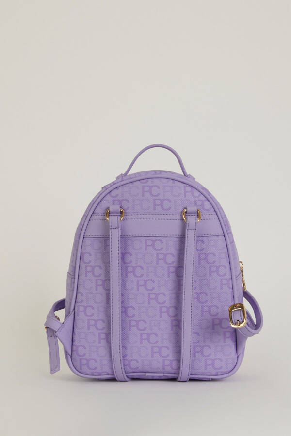 Tramli Alphabet Lavender Women's Backpack 05PO22Y1541 - 4