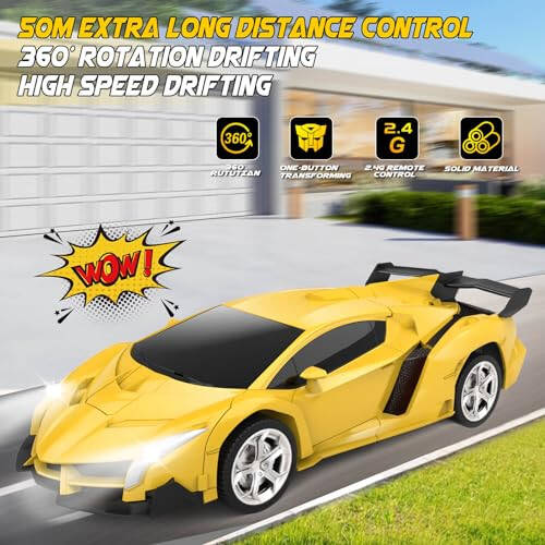 Transforming Remote Control Car Toy for Kids - 6