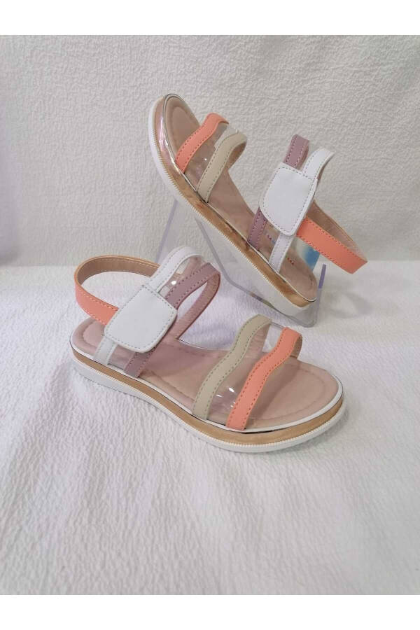 Transparent Colored Girl Sandals - 2