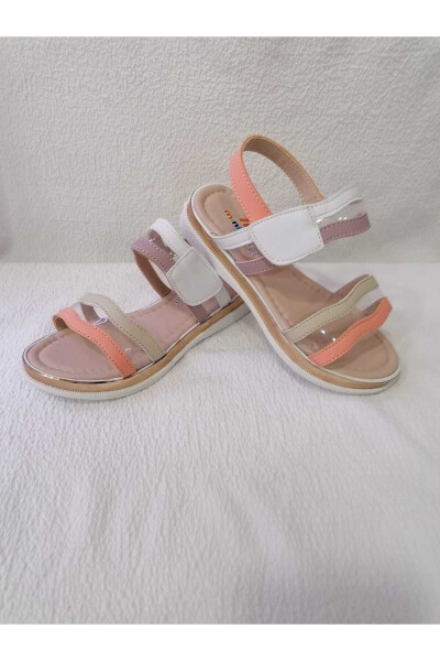 Transparent Colored Girl Sandals - 4