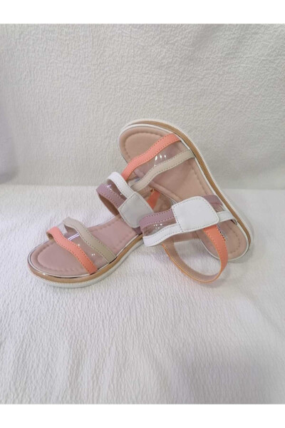 Transparent Colored Girl Sandals - 6