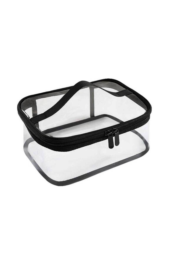 Transparent Multipurpose Waterproof Cabin Size Makeup Bag - 1