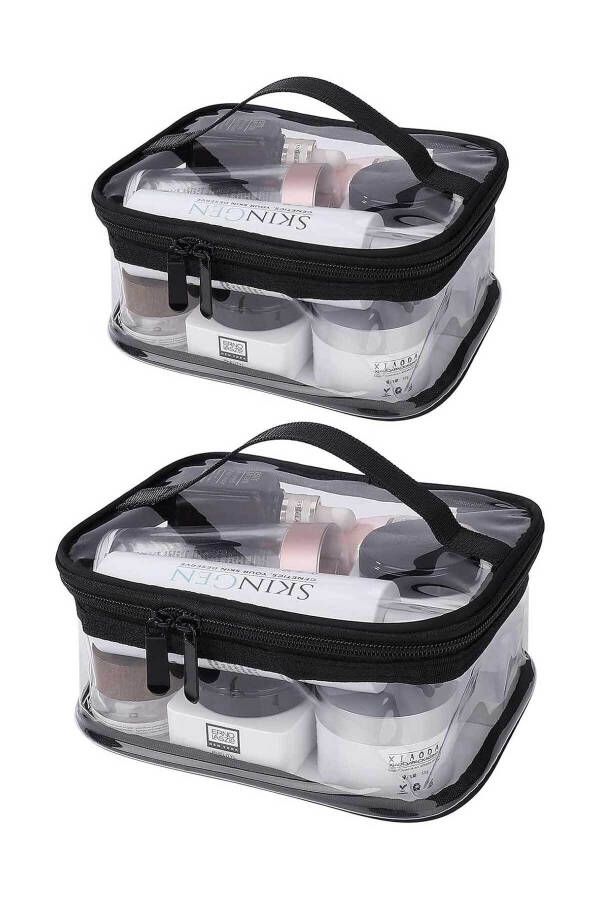 Transparent Multipurpose Waterproof Cabin Size Makeup Bag - 4