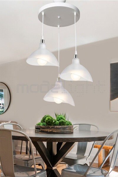 Transparent Pendant Chandelier Bedroom Living Room Kitchen Corridor Lamp - 1