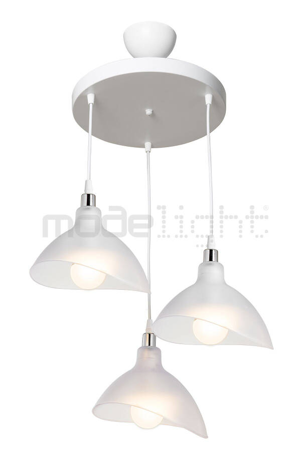 Transparent Pendant Chandelier Bedroom Living Room Kitchen Corridor Lamp - 3