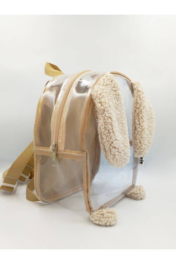 Transparent Preschool/School/Daily Children's Backpack Beige Rabbit (0-6 Years) - 1