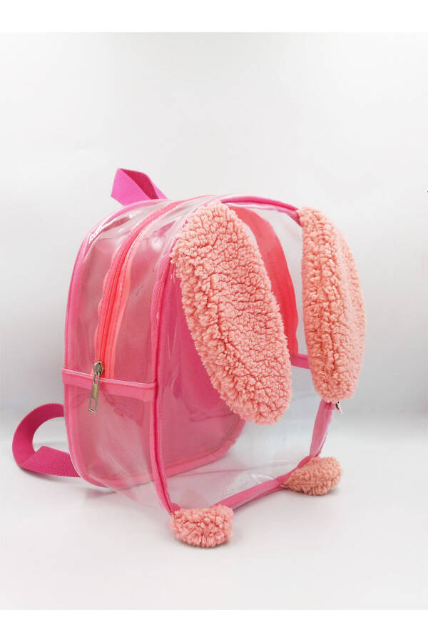 Transparent Preschool/School/Daily Children's Backpack Pink Rabbit, 0-6 Years - 1