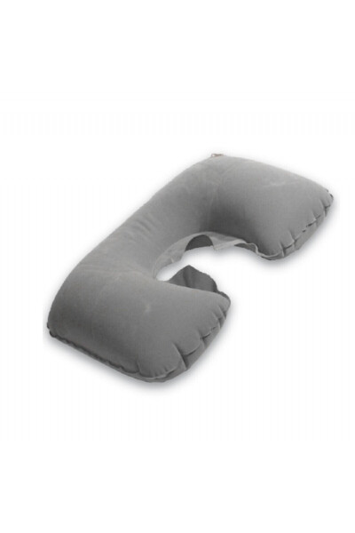 Travel Neck Pillow Gray Inflatable - 4