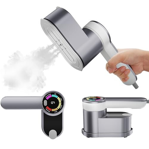 Travel Steamer for Clothes Portable Mini-6 Intelligent Ironing Modes. Travel Iron Mini with Steam Clothes Steamer, Digital Diplay Screen. Portable Steamer & Mini Iron for Home and Travel. - 7