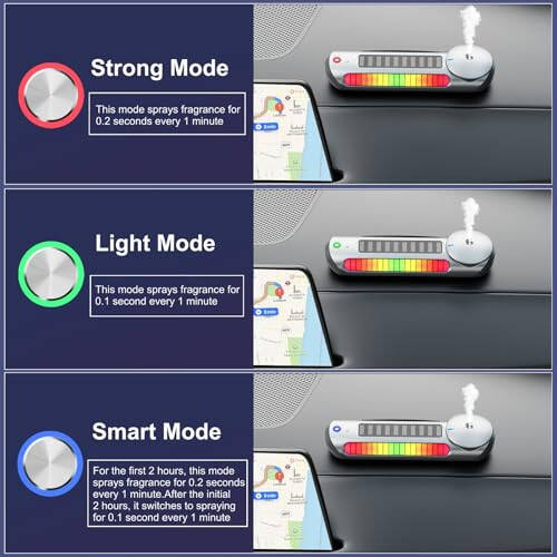 Treligate Solar Akıllı Araç Hava Dezenfektanı, Otomatik Açma/Kapama Özelliğine Sahip Araç Hava Dezenfektanı Difüzörü, Alüminyum Alaşımlı Gövde, 3 Ayarlanabilir Konsantrasyon, Yağ Sızdırmaz, Dahili Pil, Ortam Işığı, Doğal Koku - 10