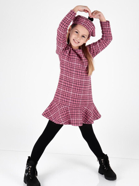 Trend Dress with Hat and Ruffles for Girls Ak2200 - 7