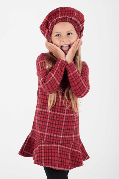 Trend Voluminous Dress with Hat for Girls Ak2200 - 1