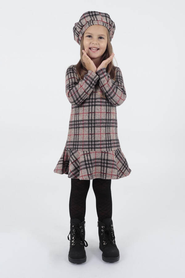 Trend Voluminous Dress with Hat for Girls Ak2200 - 5