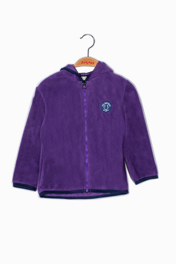 Trendless Kids Fleece Jacket - Zippered Hooded Collar Jacket - 5