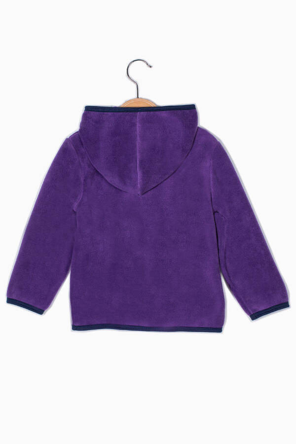 Trendless Kids Fleece Jacket - Zippered Hooded Collar Jacket - 6