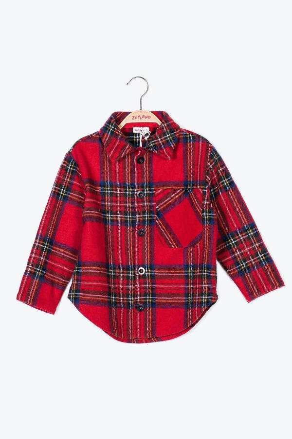 Trendless Kids Lumberjack Shirt - Long Sleeve Patterned Shirt - 3