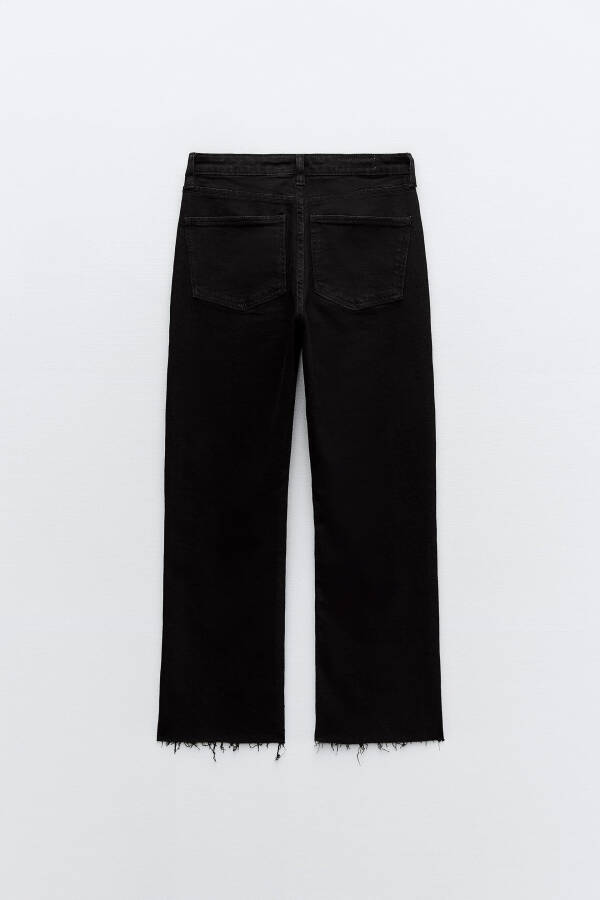 TRF CROPPED FLARE HIGH WAIST JEAN - Black - 5