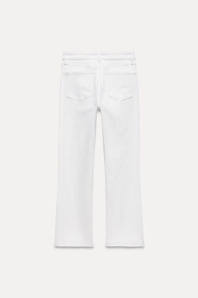 TRF CROPPED FLARE HIGH WAIST JEAN-White - 8