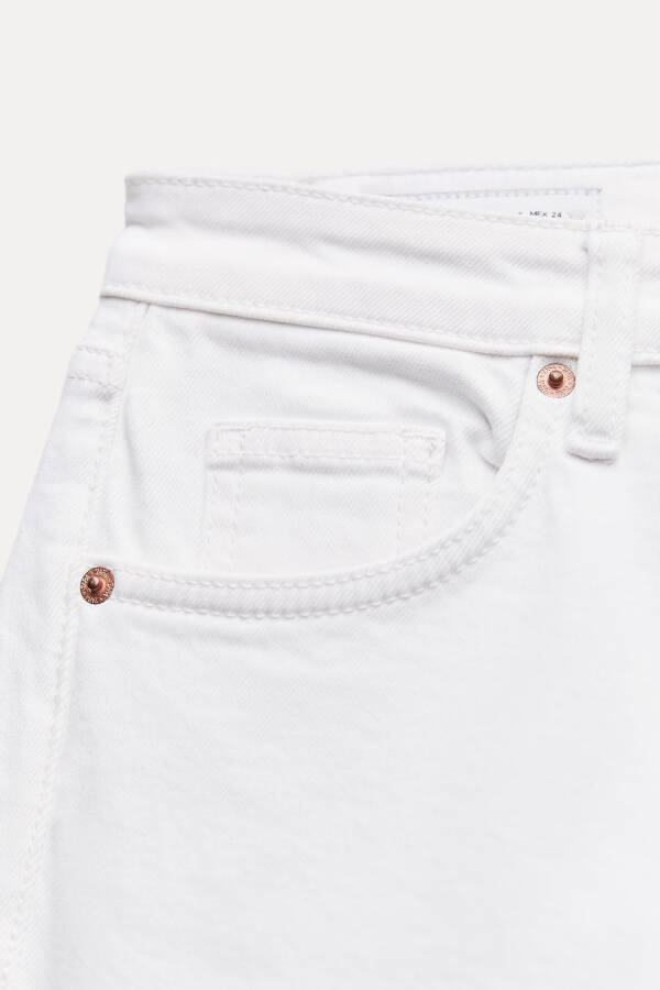 TRF CROPPED FLARE HIGH WAIST JEAN-White - 9