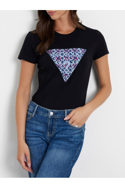 Triangle Logo Stretch T-shirt - 4