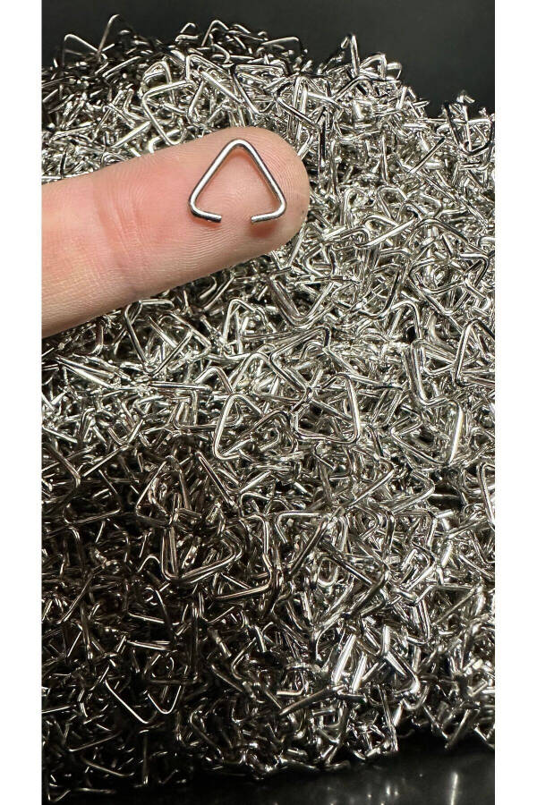 TRIANGULAR CONNECTING FITTING (100 pcs) Silver - 15