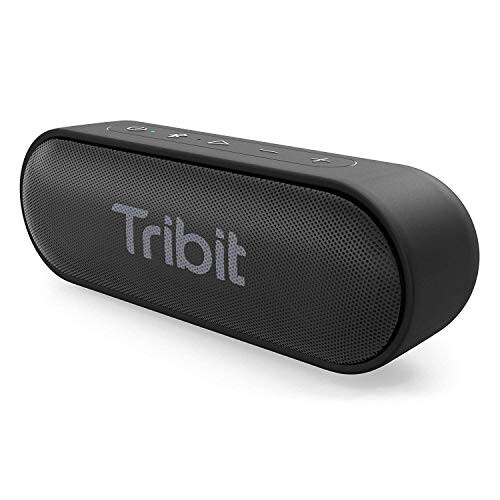 Tribit Bluetooth Speaker, XSound Go Speaker with 16W Loud Sound & Deeper Bass, 24H Playtime, IPX7 Waterproof, Bluetooth 5.0 TWS Pairing Portable Wireless Speaker for Home, Outdoor (Upgraded) - 1