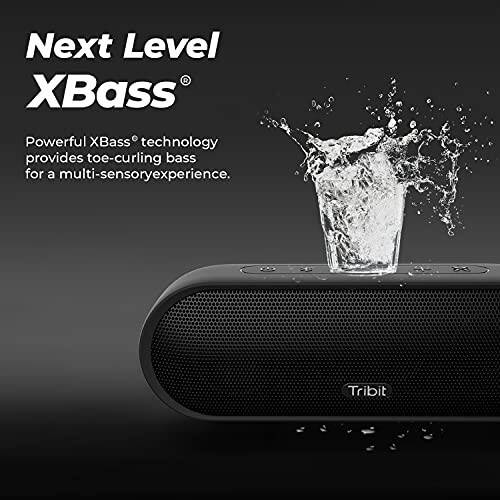 Tribit MaxSound Plus Ko'chma Bluetooth Karnay, 24Vt Baland Ovoz, Istisnoiy XBass, 20 soat Davom Etuvchi, IPX7 Su O'tkazmaydigan, USB-C, Partiya Uchun TWS, Tashqi - 2