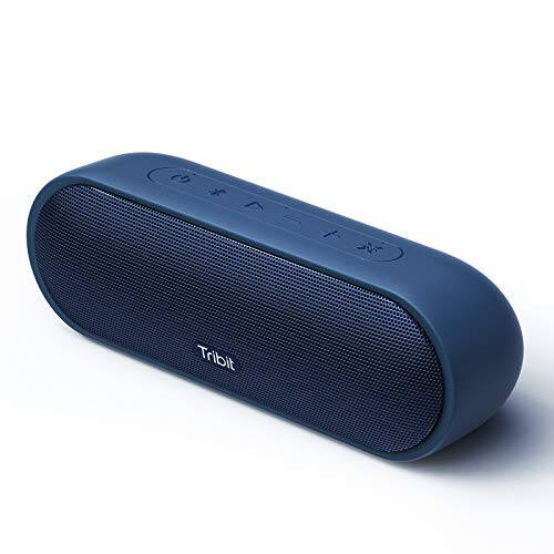 Tribit MaxSound Plus Portable Bluetooth Speaker, 24W Wireless Speaker with Powerful Louder Sound, Exceptional XBass, IPX7 Waterproof, 20-Hour Playtime, 100 ft Bluetooth Range for Party, Outdoor (Blue) - 1