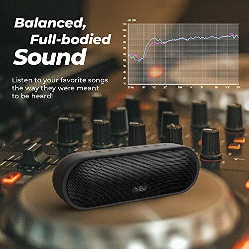 Tribit MaxSound Plus Taşınabilir Bluetooth Hoparlör, 24W Daha Yüksek Ses, Olağanüstü XBass, 20 Saate Kadar Çalma Süresi, IPX7 Su Geçirmez, USB-C, Parti İçin TWS, Açık Hava - 3