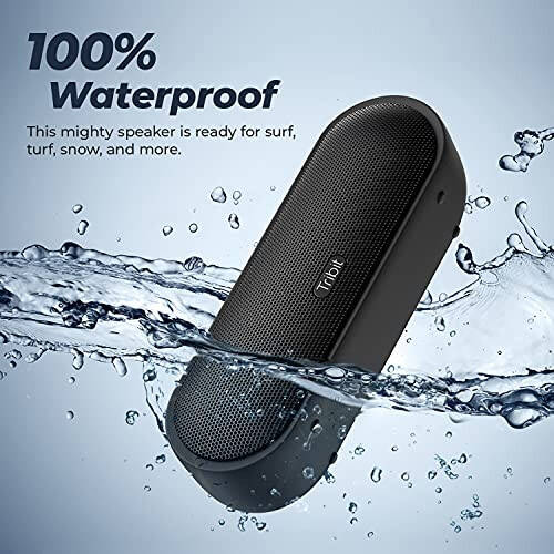 Tribit MaxSound Plus Taşınabilir Bluetooth Hoparlör, 24W Daha Yüksek Ses, Olağanüstü XBass, 20 Saate Kadar Çalma Süresi, IPX7 Su Geçirmez, USB-C, Parti İçin TWS, Açık Hava - 5