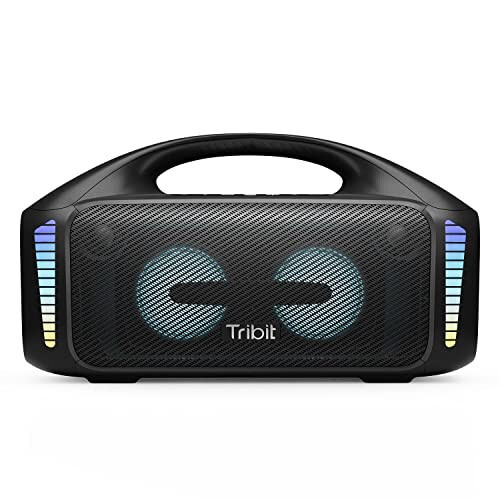 Tribit StormBox Blast Portable Speaker: 90W Loud Stereo Sound with XBass, IPX7 Waterproof Bluetooth Speaker with LED Light, PowerBank, Bluetooth 5.3&TWS, Custom EQ, 30H Playtime for Outdoor - 7