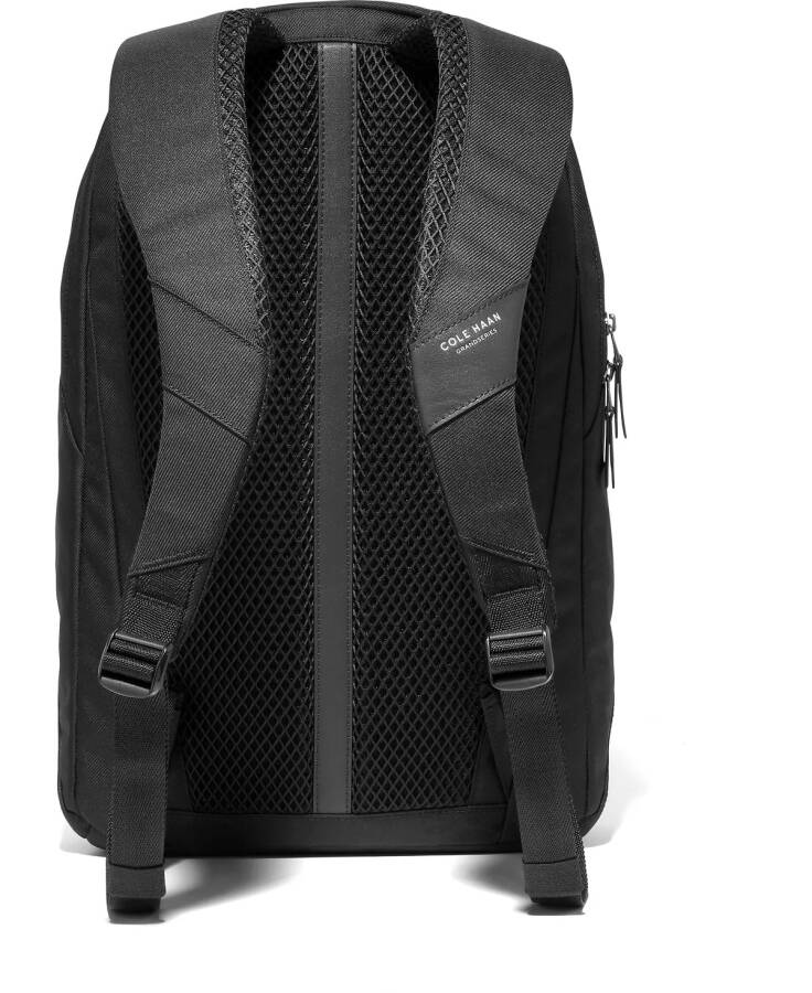 Triboro Large Nylon Backpack Bag Black - 2