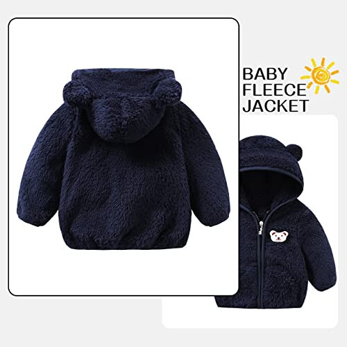 Tumaron Baby Boy Fleece Jacket Girl Winer Clothes Coat Toddler Boy'S Clothing Sweater - 2