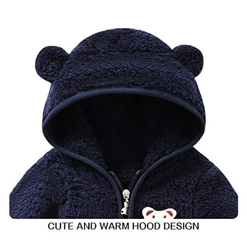 Tumaron Baby Boy Fleece Jacket Girl Winer Clothes Coat Toddler Boy'S Clothing Sweater - 3