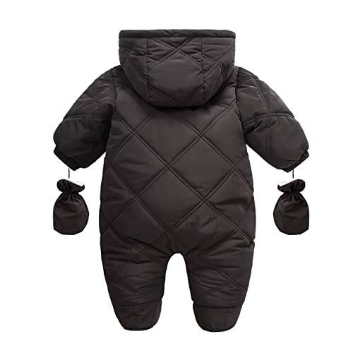 Tumaron Baby Boy Snowsuit Infant Girl Winter Clothes Toddler Jumpsuit Coat Jacket Outfit - 2