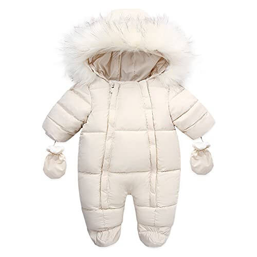 Tumaron Baby Girl Winter Snowsuit Toddler Jacket Clothes For Boy Infant Jumpsuit Hoodied - 1