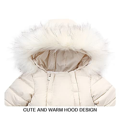 Tumaron Baby Girl Winter Snowsuit Toddler Jacket Clothes For Boy Infant Jumpsuit Hoodied - 3