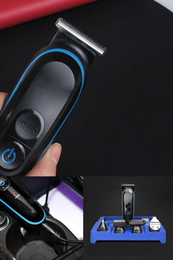 Turbo Mode, 5-in-1, Separate Head for Each Area, Shaving Machine for Hair, Beard and Body - 2