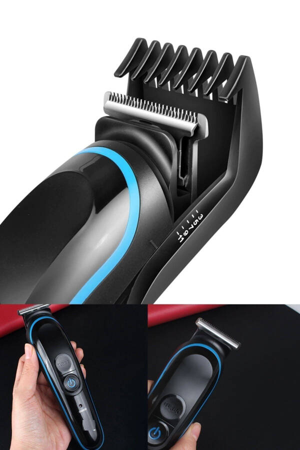 Turbo Mode, 5-in-1, Separate Head for Each Area, Shaving Machine for Hair, Beard and Body - 4