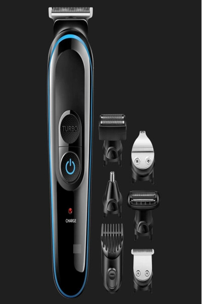 Turbo Mode, 5-in-1, Separate Head for Each Area, Shaving Machine for Hair, Beard and Body - 7