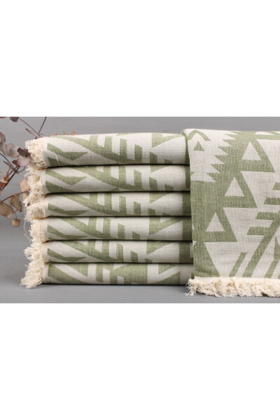 Turkish Towel Green Turkish Towel 100x190 Cm Cotton Turkish Towel - 1