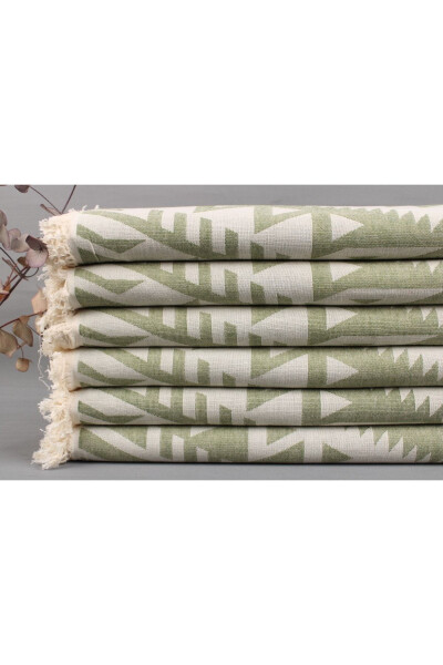 Turkish Towel Green Turkish Towel 100x190 Cm Cotton Turkish Towel - 2