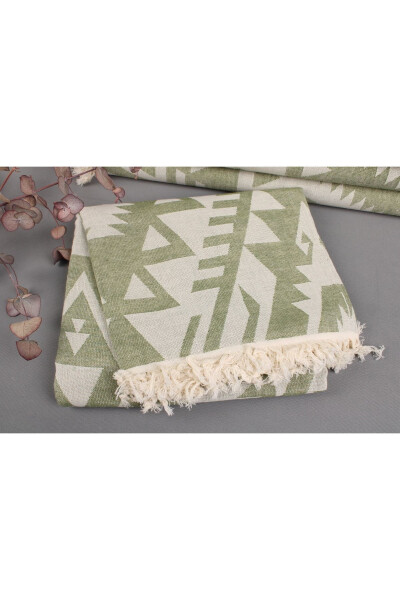 Turkish Towel Green Turkish Towel 100x190 Cm Cotton Turkish Towel - 3